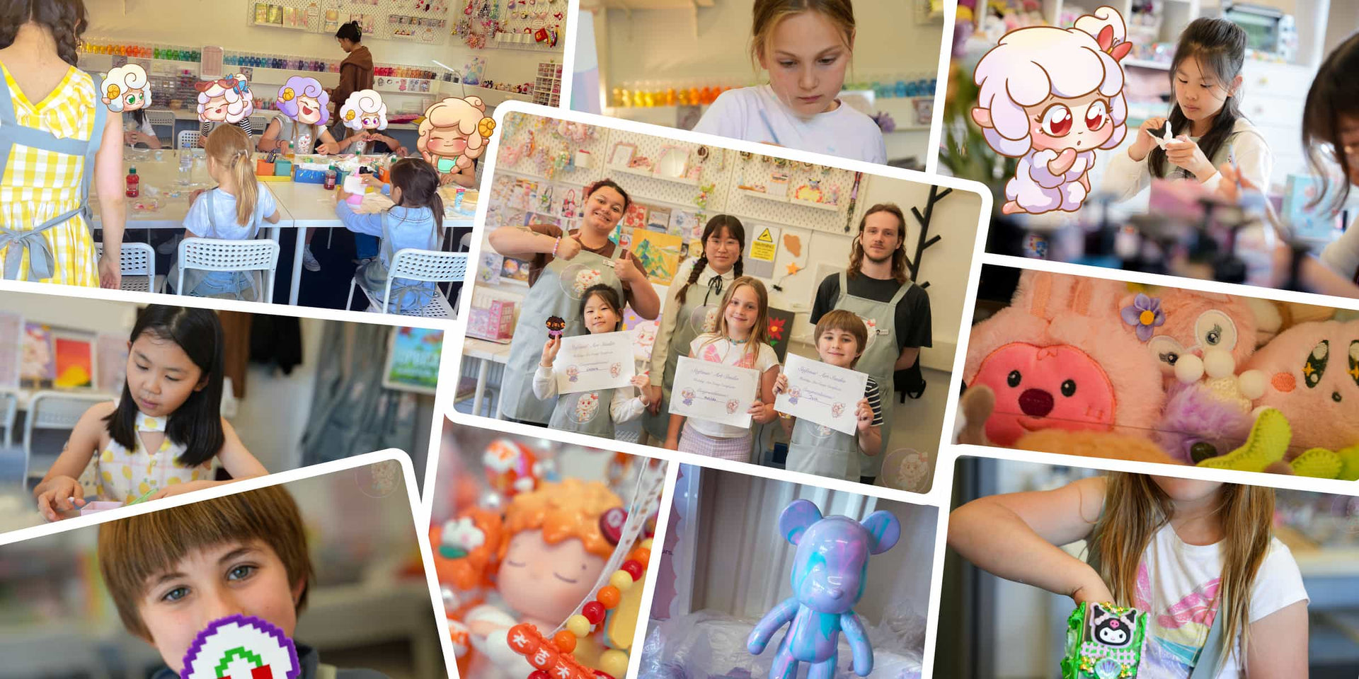 Holiday art camp for children at Stefanie's Art Studio Canterbury