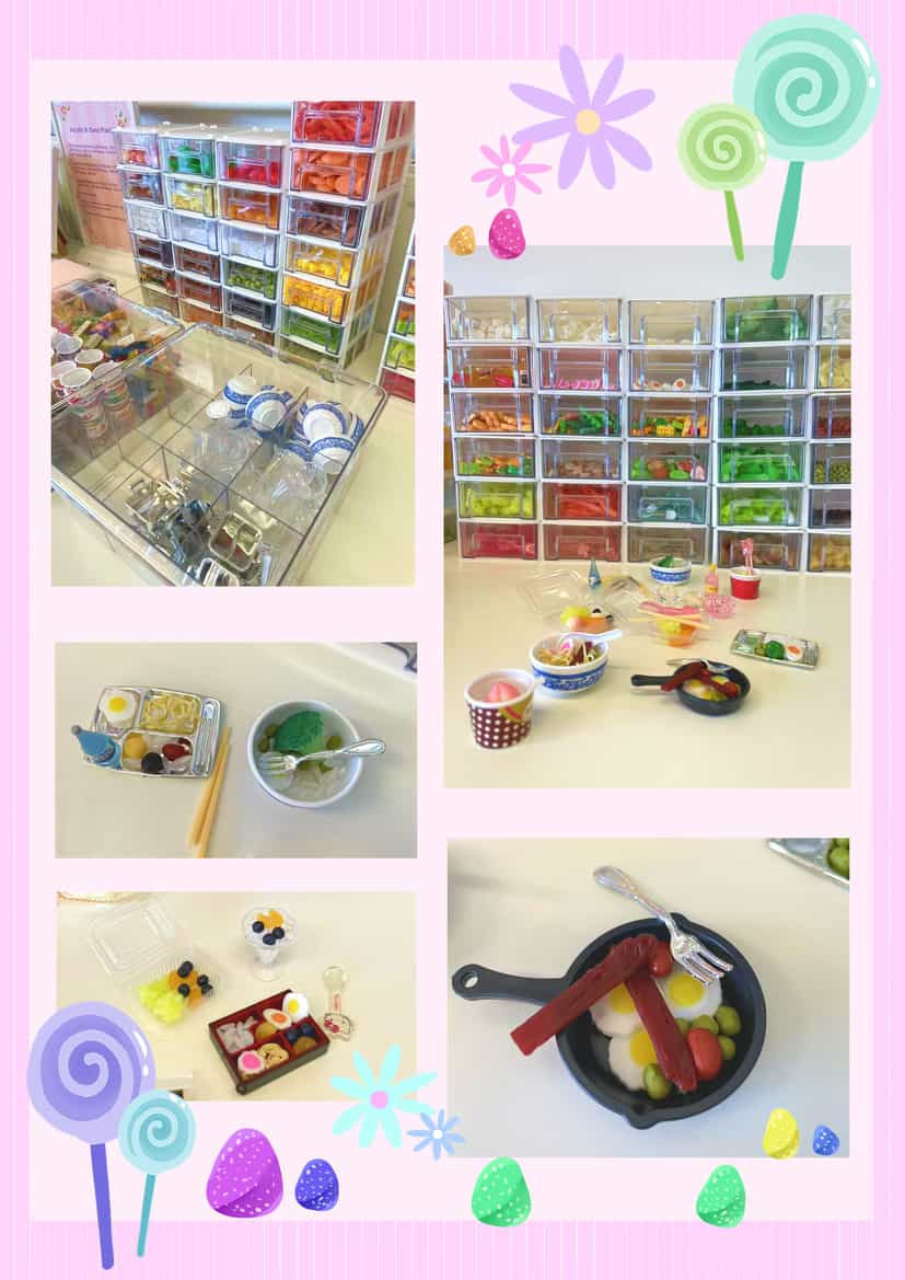Miniature food DIY art project